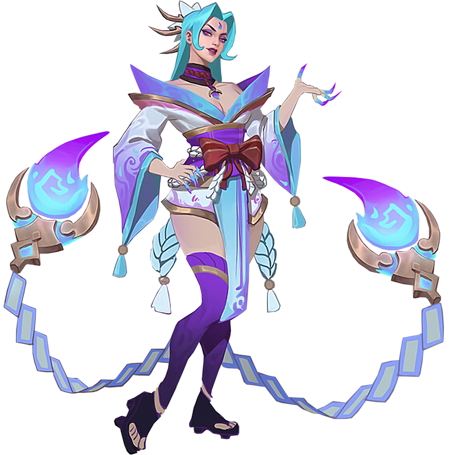 Spirit Blossom Evelynn Render (Concept) by NeekoSG on DeviantArt