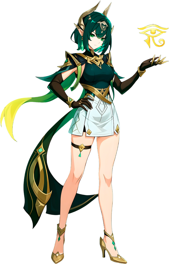 Nefer Character Design Nefer Render by NeekoSG on DeviantArt