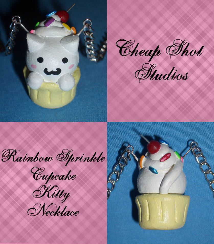 Rainbow Sprinkle Cupcake Kitty by RedShotRonin on DeviantArt