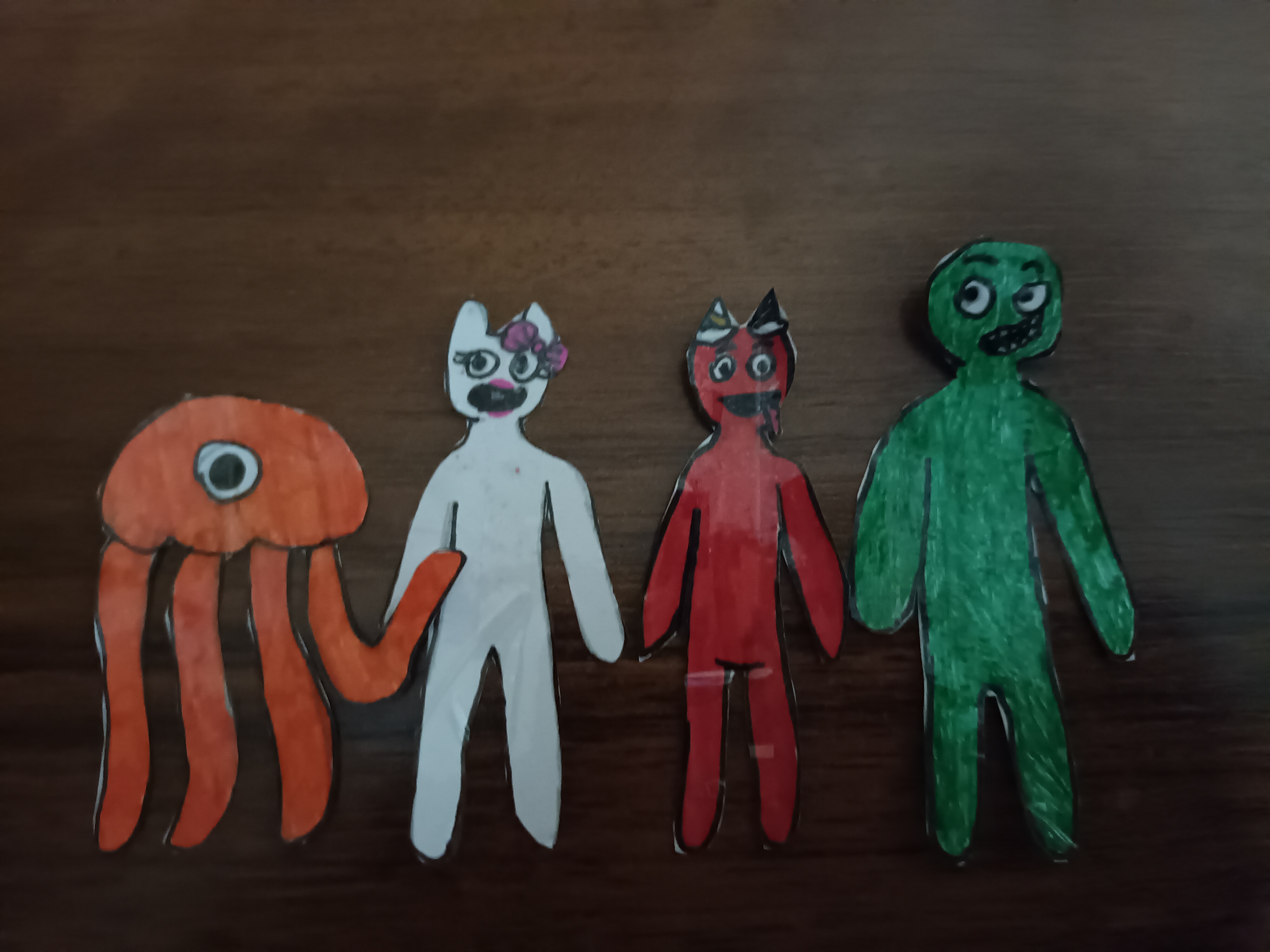 Paper Dolls - garden of Ban ban
