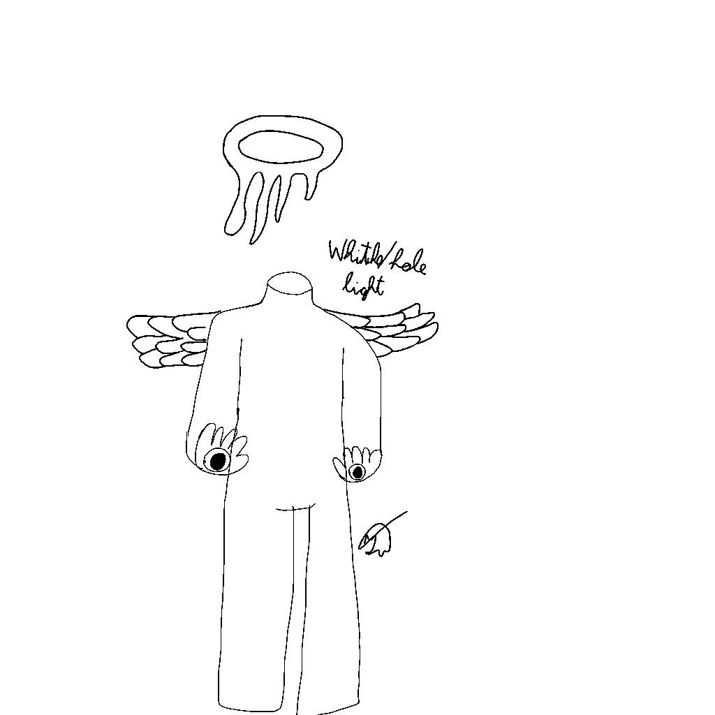 Rainbow friends oc-White/Holy light