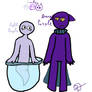 Rainbow friends oc-Light purpul and Dark purpul