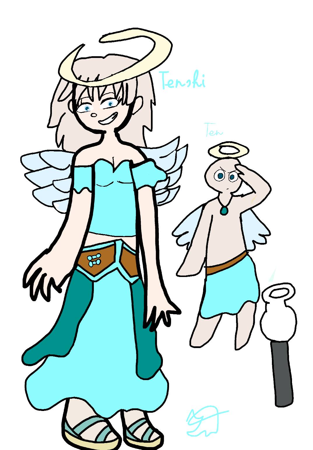 My oc's!-Tenshi and Ten