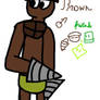 Rainbow friends oc- Brown