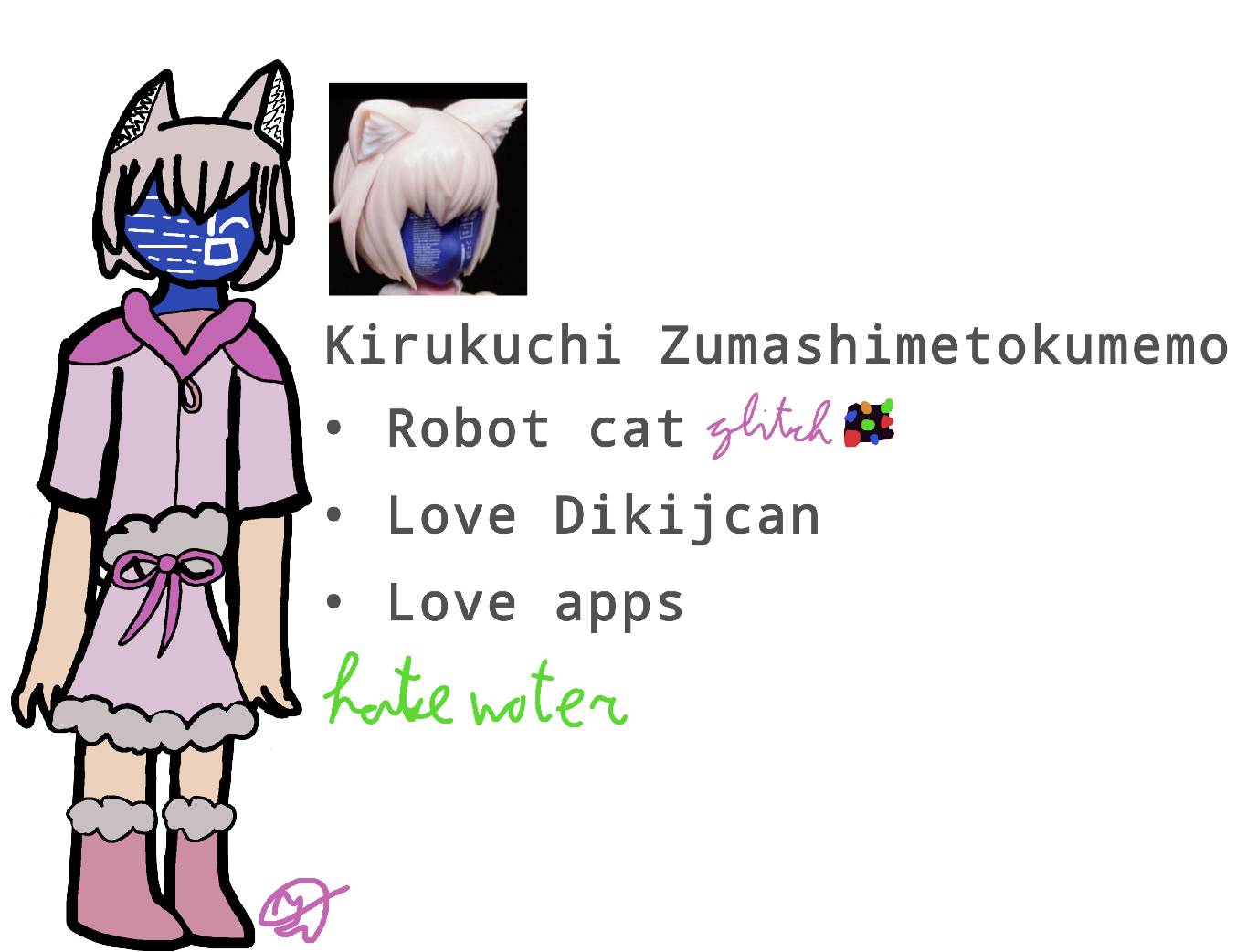 My oc's- Kirukuchi Zumashimetokumemo