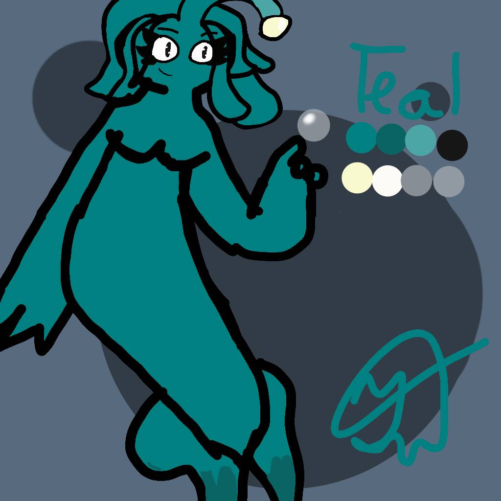 Art trade and cristmas gift: Mermaid Teal