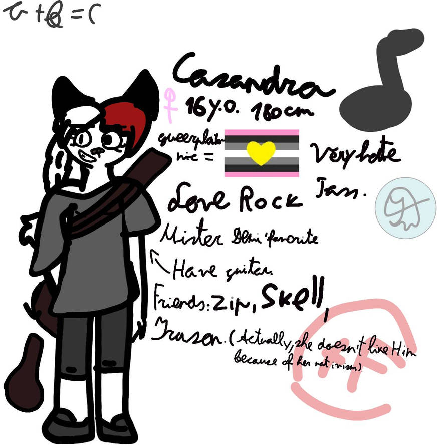 Fundometal Paper Shool Oc- Casandra by IvetaBoronenko on DeviantArt