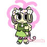 Mlp x Dandy World: Shy flower