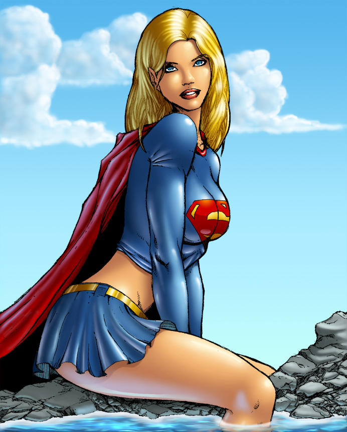 Arciah's Supergirl coloured
