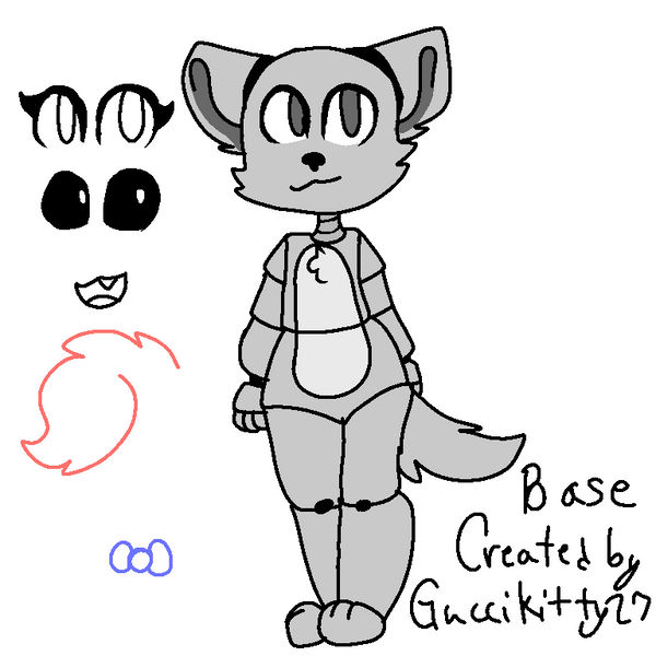 Fnaf Model Base Design FNAF base by GucciKitty27 on DeviantArt