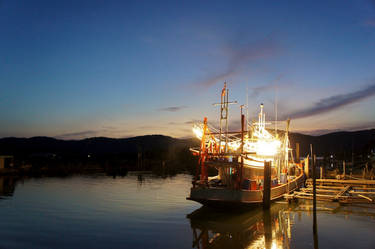 Sunset Boat