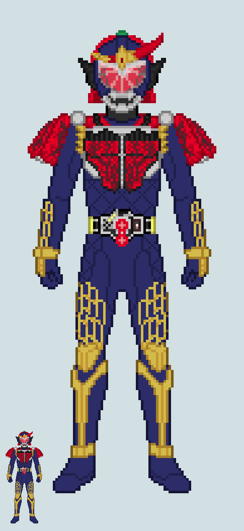 Toku sprite - Bujin Gaim (Blood Orange Arms)