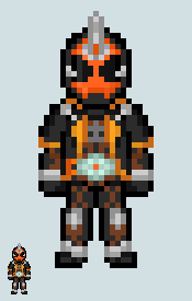 Chibi Rider sprite - Ghost (Ore Damashii)