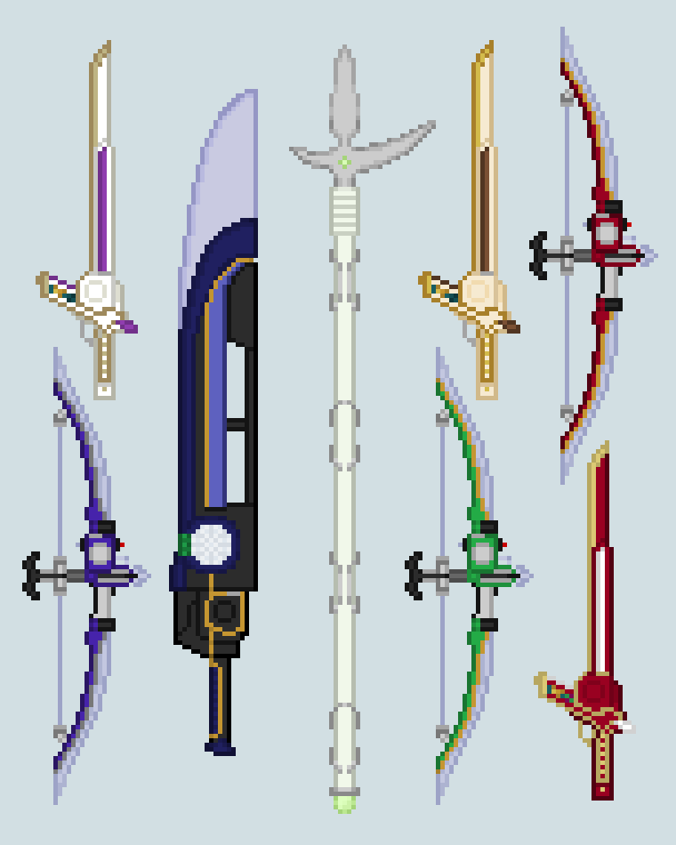 Toku sprite - Custom Weapons (Gear)