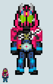 Chibi Rider sprite - Specter (Decade Damashii)