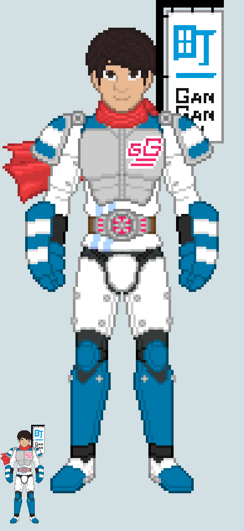 Toku sprite - GanGan 2 (Unmasked)