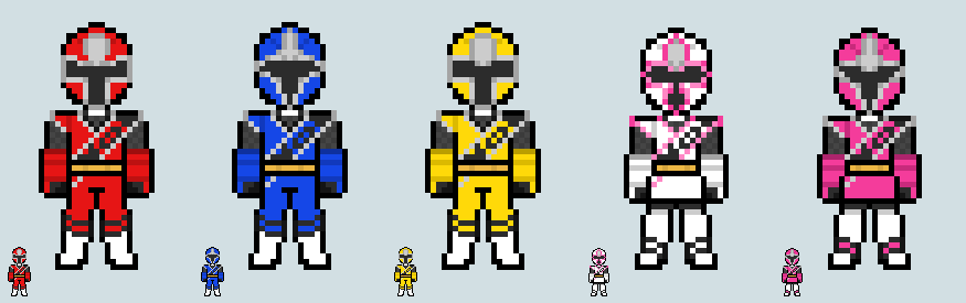 Chibi Ranger sprite - Ninninger by Malunis on DeviantArt
