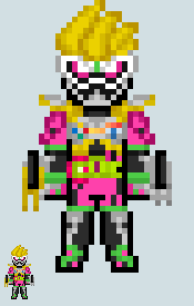 Chibi Rider sprite - Ex-Aid (Bike Action Gamer)