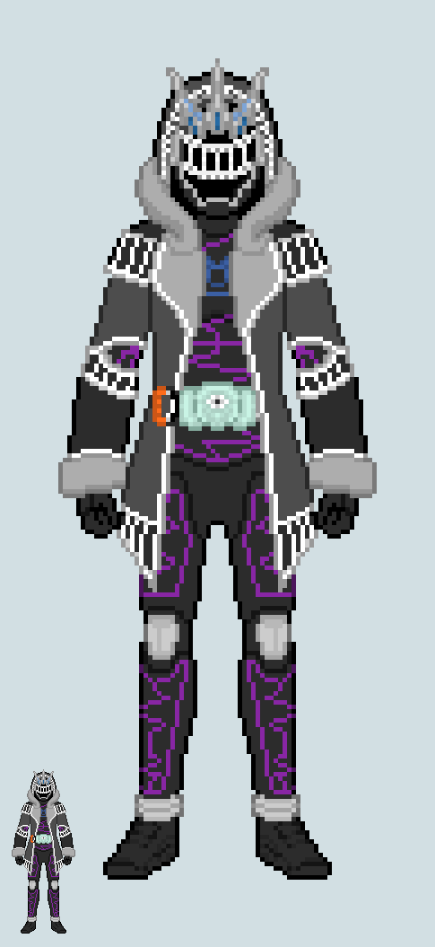 Zero Specter Toku sprite - Zero Specter (Lamarr Damashii) by Malunis on DeviantArt