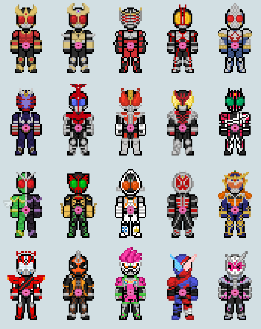 Chibi Rider sprite - Decade (KamenRides 2018 Ver.)