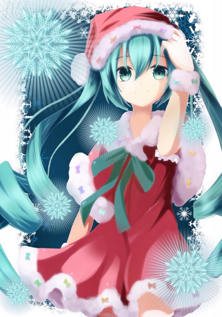 Anime Christmas Greeting Cards #2 - 12/11/14 by VictoriaSlaughter95 on  DeviantArt
