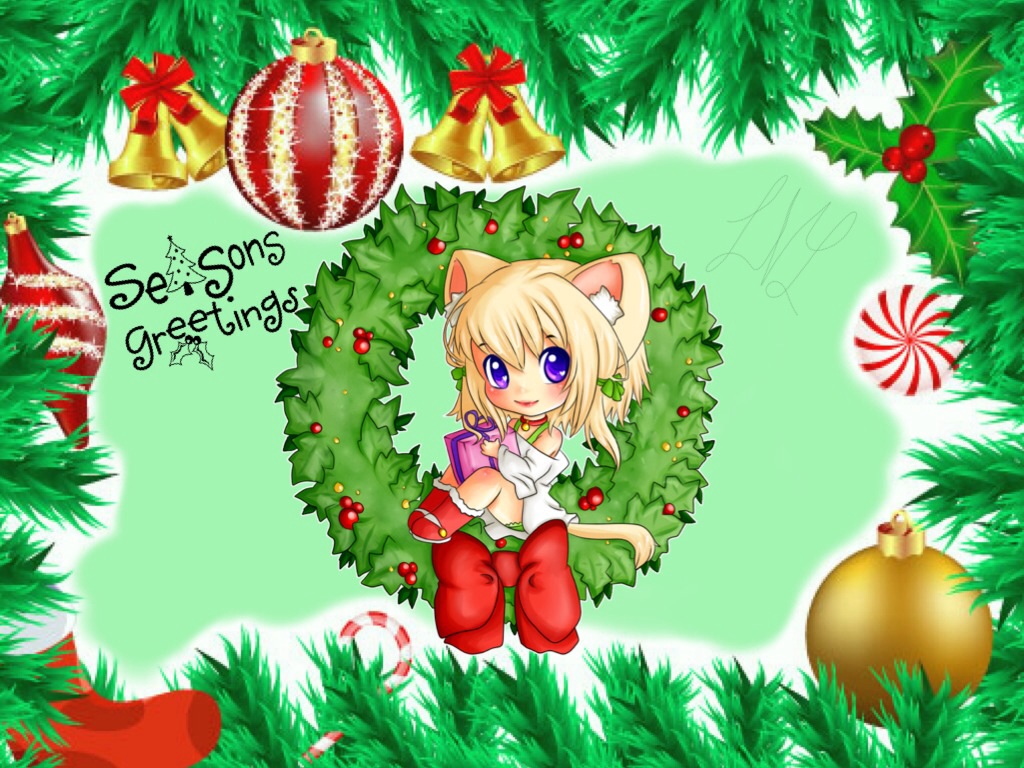 Anime Christmas Greeting Cards #15 - 12/11/14 by VictoriaSlaughter95 on DeviantArt Anime Christmas Greeting Cards #15 - 12/11/14 by VictoriaSlaughter95 on DeviantArt