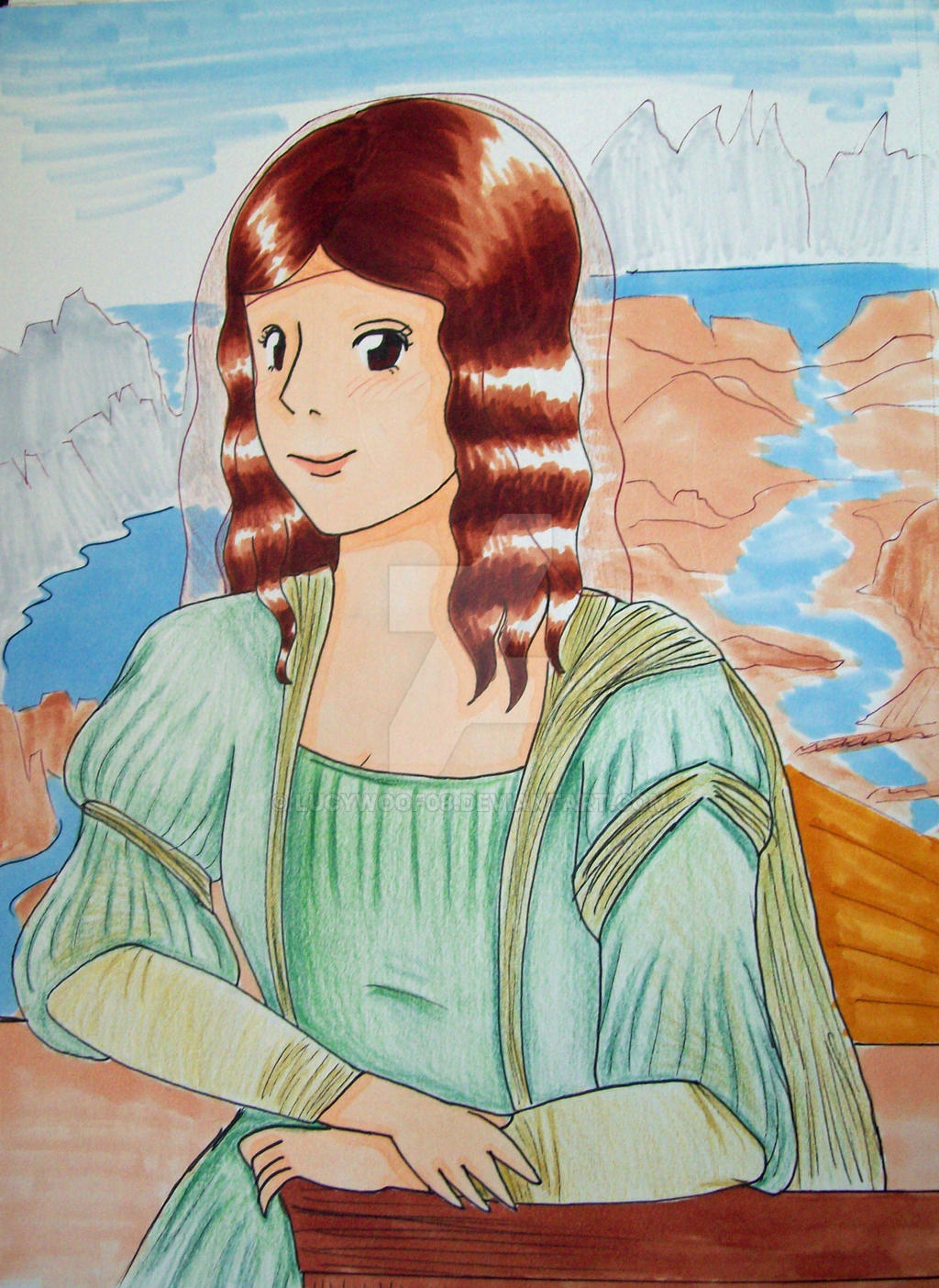 Anime Mona Lisa by lucywoof08 on DeviantArt