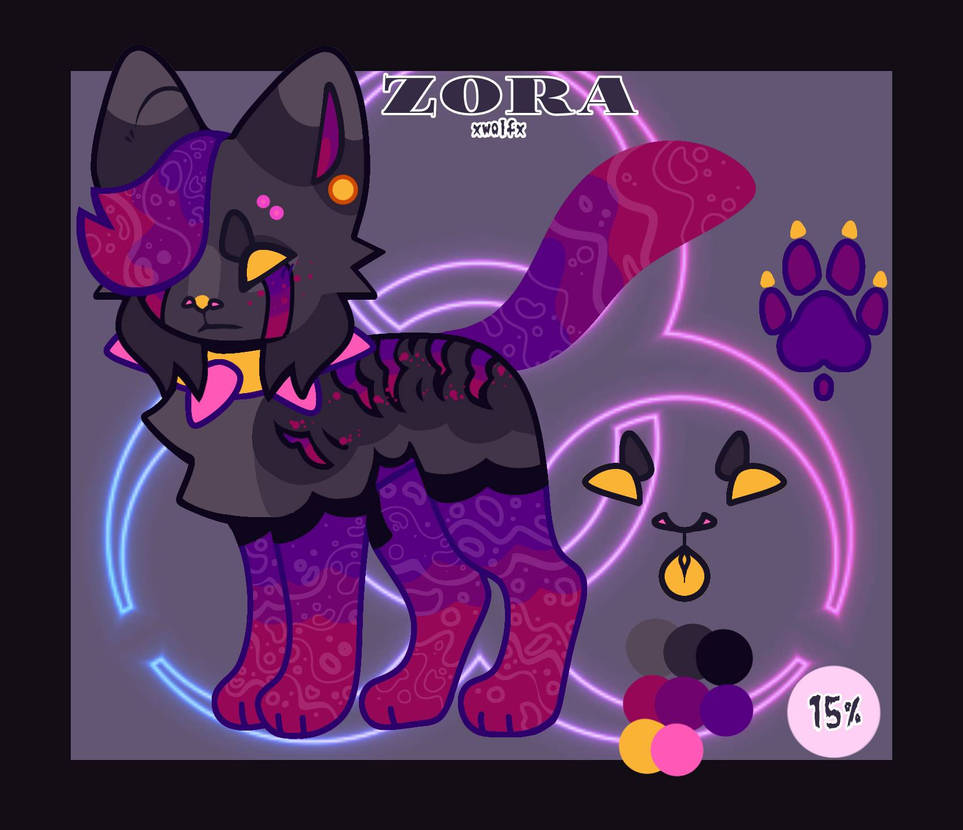 Furry reference sheet commission by luxireasChaos on DeviantArt