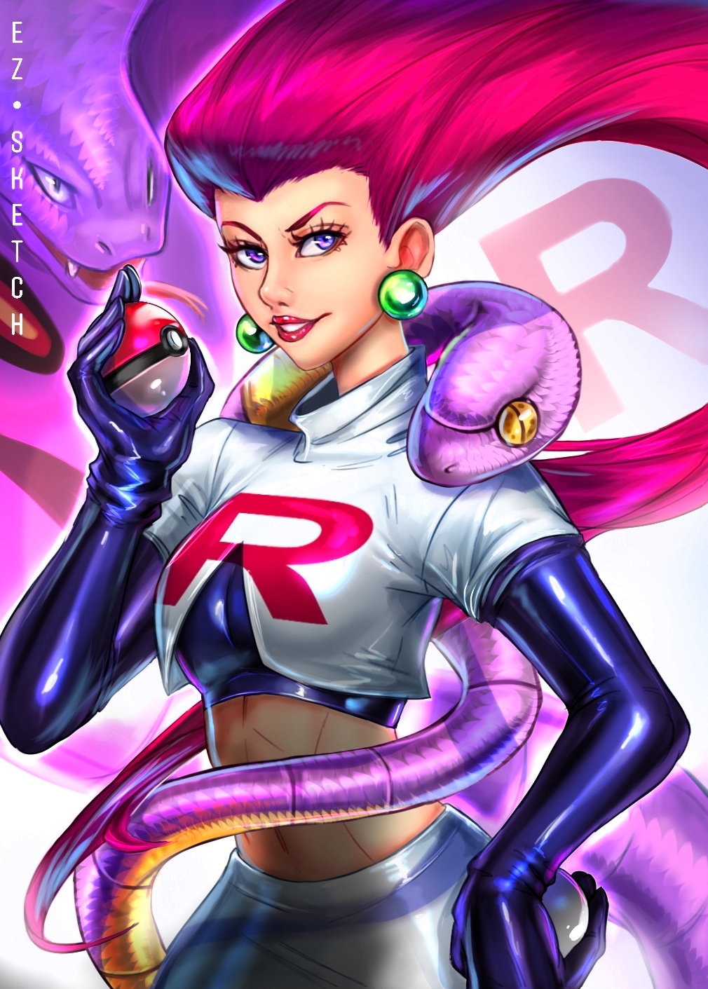 Jessie Team rocket by LockStockCreation on DeviantArt