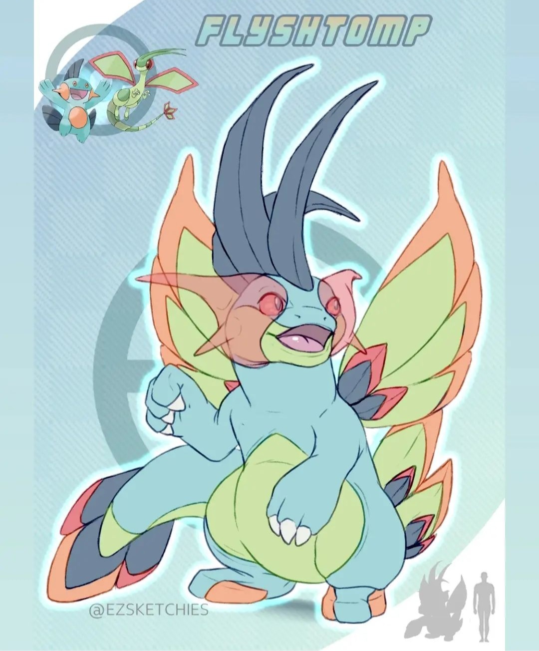 Marshtomp X Rillaboom Marshtomp x Flygon Fusion by LockStockCreation on DeviantArt