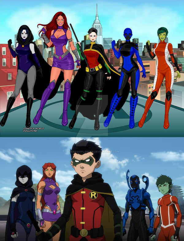 Teen Titans (Justice League vs Teen Titan Ver 2) by