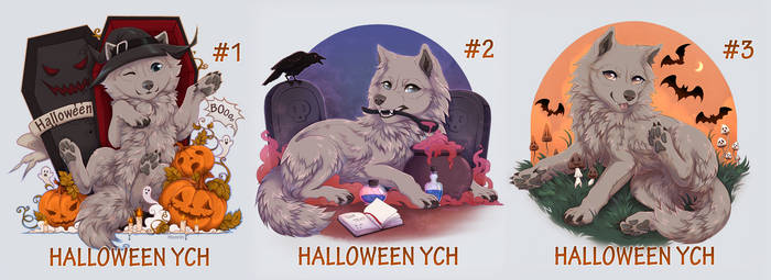 Halloween YCH [closed] by Honrin