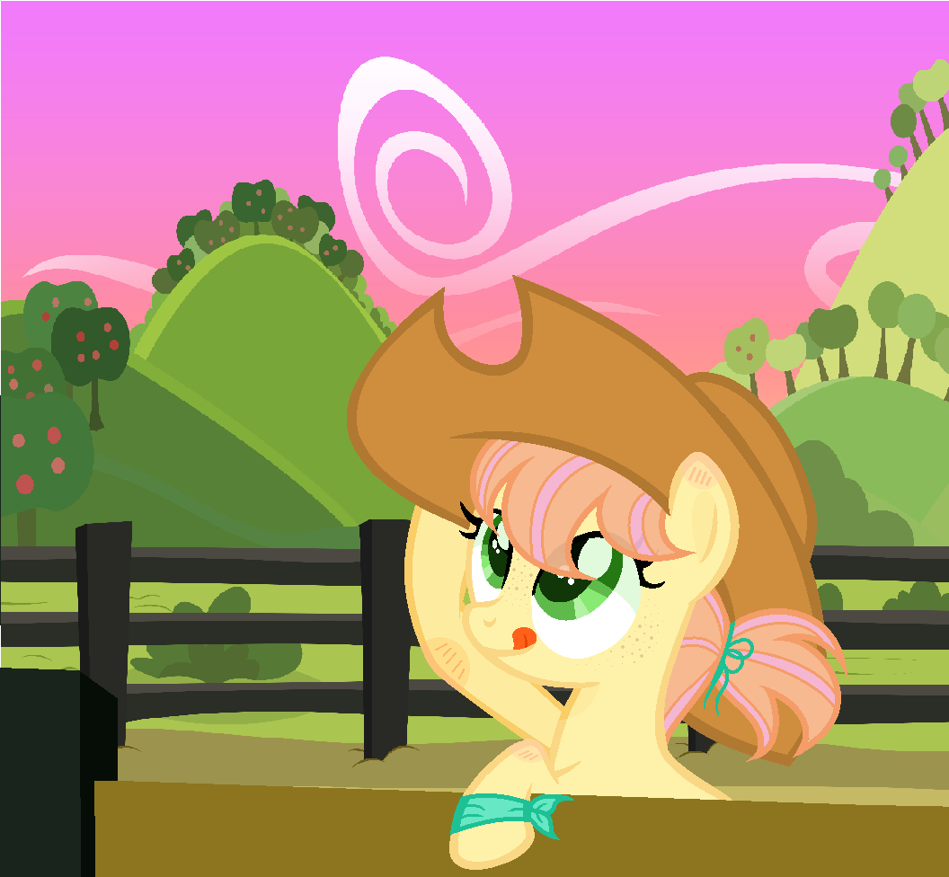 Applejack 2024 with hat