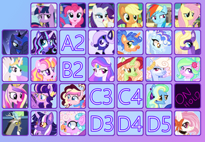 MLP Grid Mane Six X Royals OPEN
