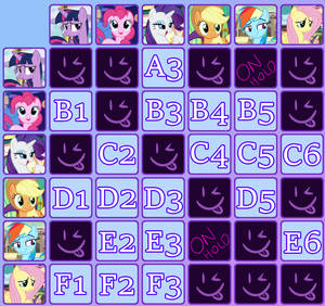 MLP Grid Mane 6 x Mane 6 OPEN