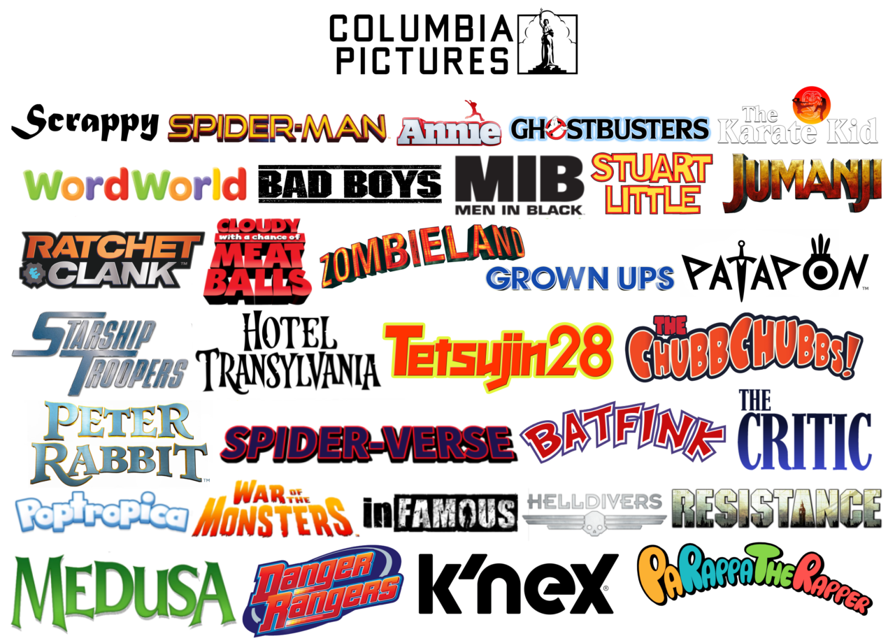 My SonyColumbia Franchises AU Catalog by evanjohnsoncruz54 on DeviantArt