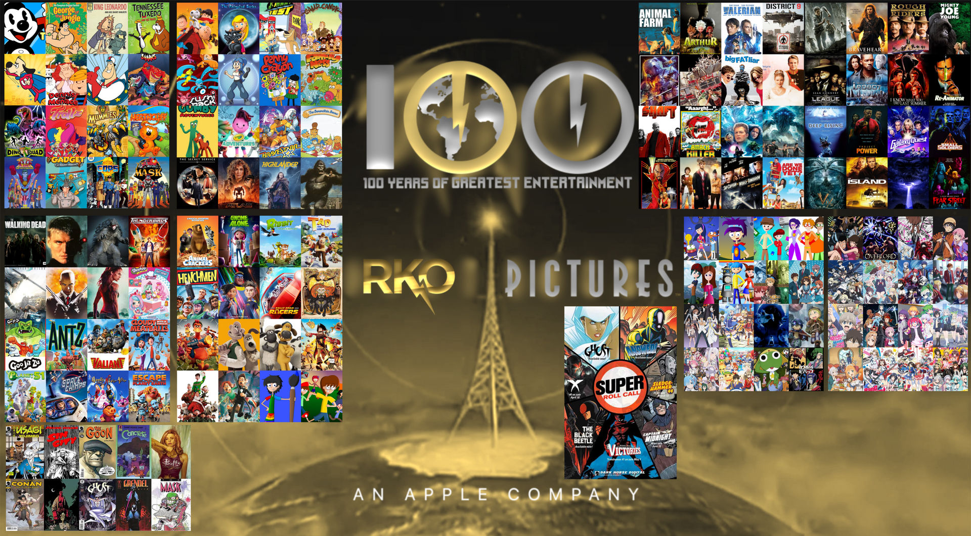 Dame Rko RKO Pictures 100 Anniversary my AU Tribute by evanjohnsoncruz54 on ...