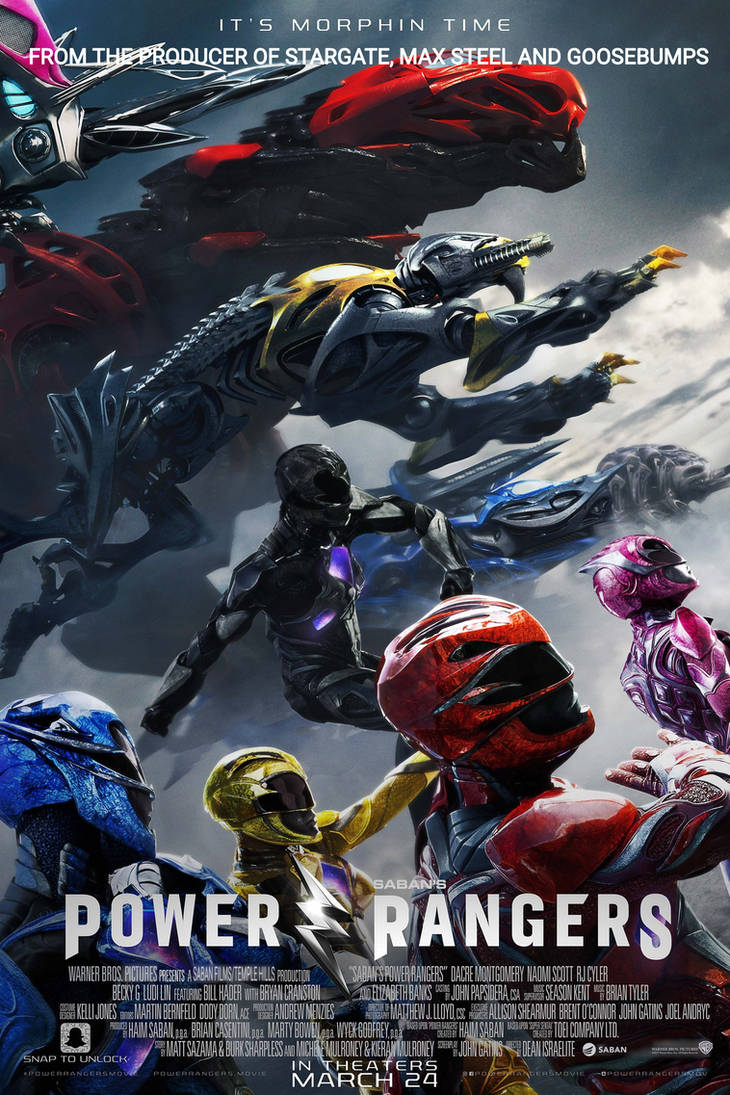 Power Rangers 2017 Deviantart Power Rangers (2017) (WB Style Mode) Poster by evanjohnsoncruz54 on ...
