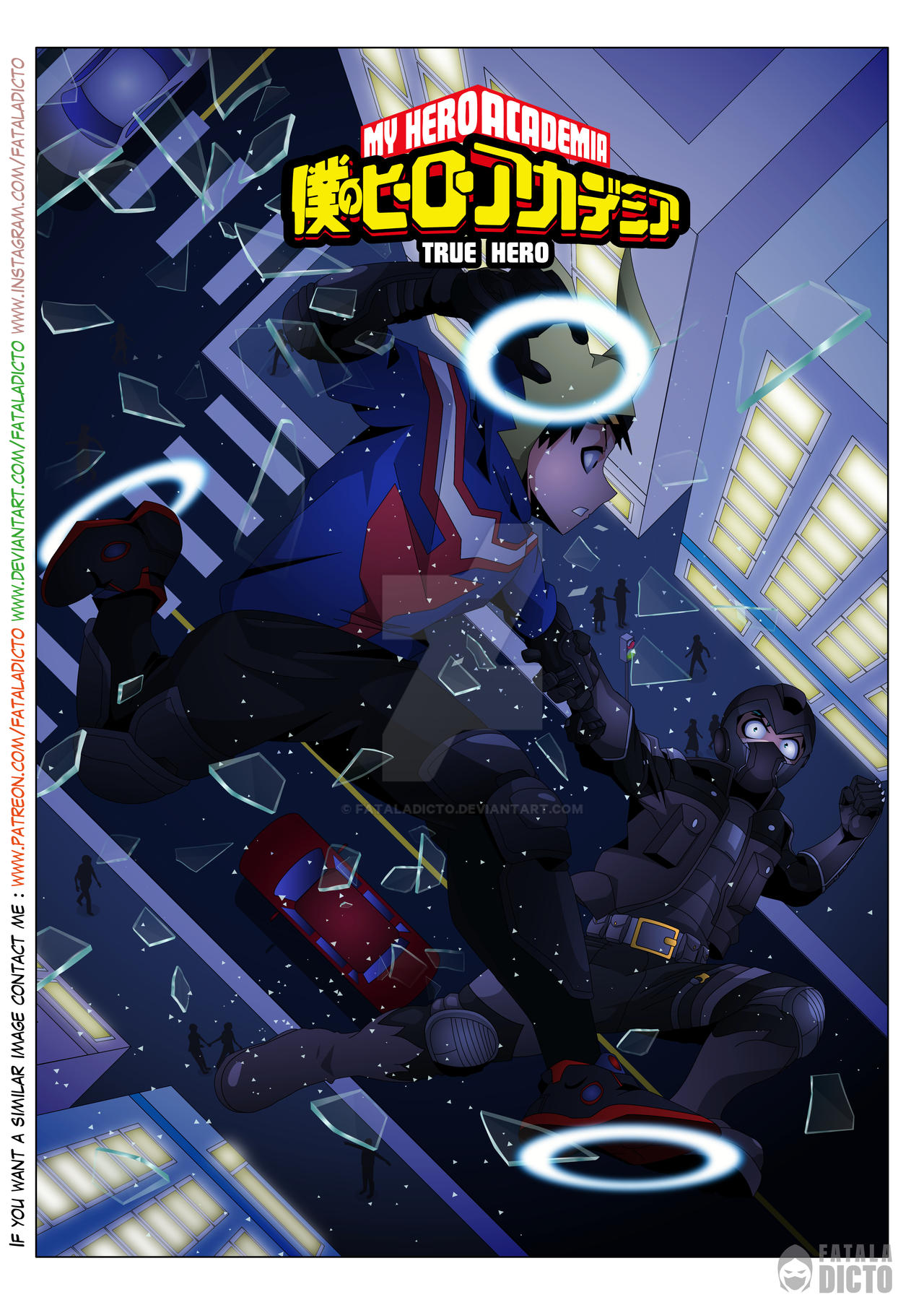 Project True Hero MHA:TRUE HERO (FRONT PAGE 3) - commission by Fataladicto on DeviantArt