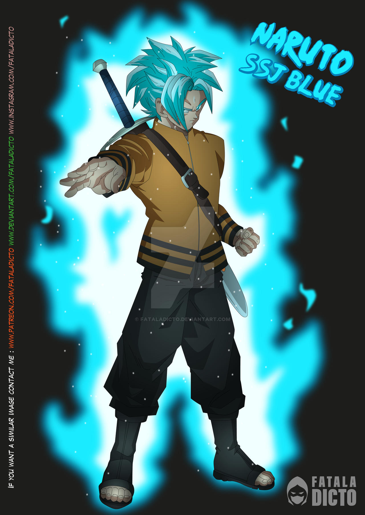 Naruto Ssj blue by Fataladicto on DeviantArt
