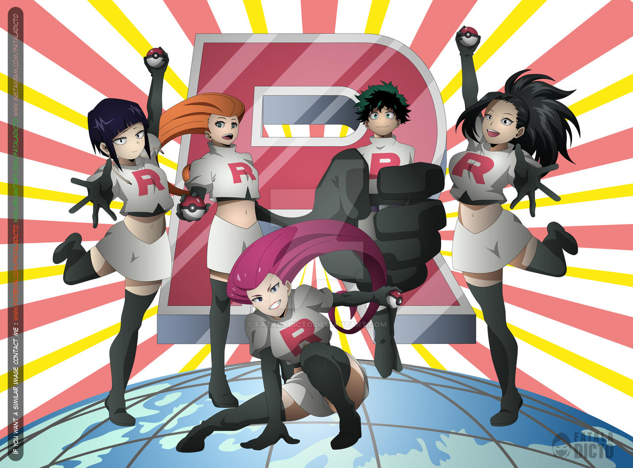 Mha Rockets Collab MHA - Team Rocket - commission by Fataladicto on DeviantArt