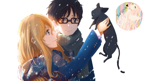 Shigatsu wa Kimi no Uso - Miyazono Kaori Render by kemzlophe on DeviantArt