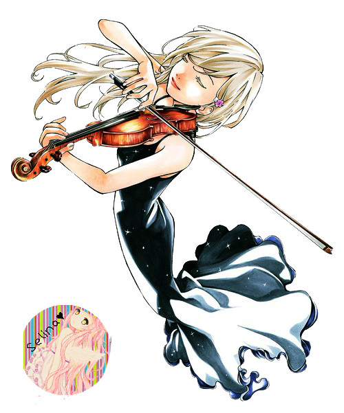 Shigatsu wa Kimi no Uso Kaori Render by AkenoSenpaiRenders on