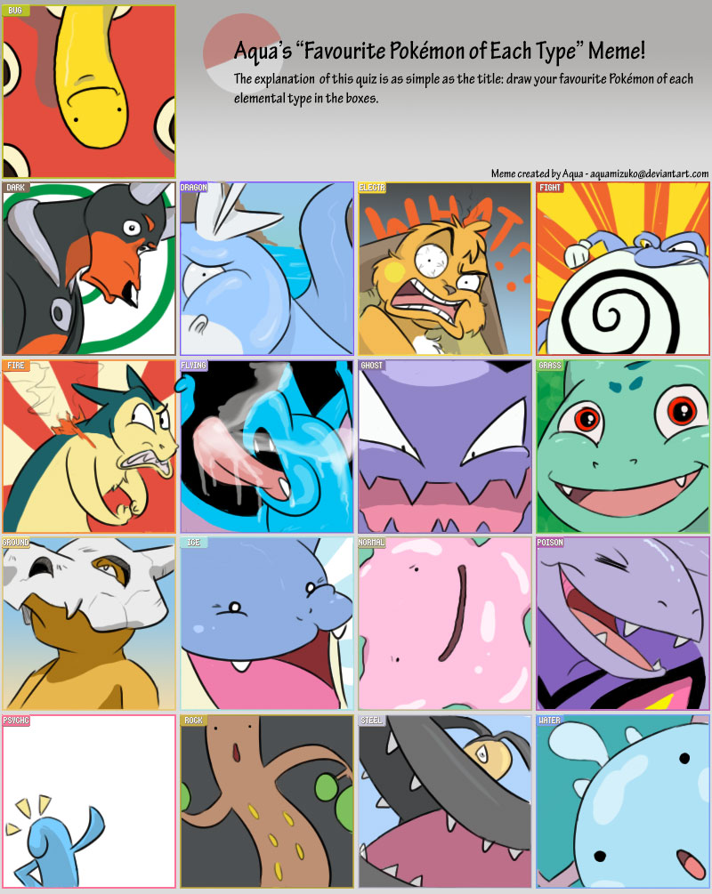 Meme Pokemon Type By Withoutname On Deviantart Meme Pokemon Type By Withoutname On Deviantart