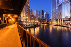 Chicago River from Dusable Bridge