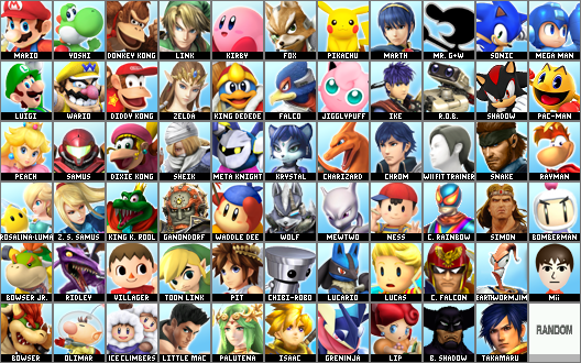 Super Smash Bros. 4 Dream Roster