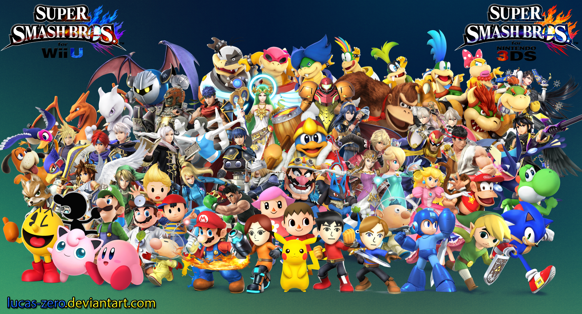 Super Smash Bros 4 Wallpaper by Lucas Zero on DeviantArt