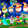 Super Smash Bros 4 Super Mario Bros. Wallpaper