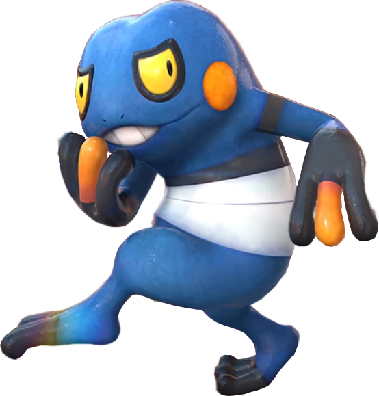 Croagunk Rumble Croagunk Pokken Render by Lucas-Zero on DeviantArt