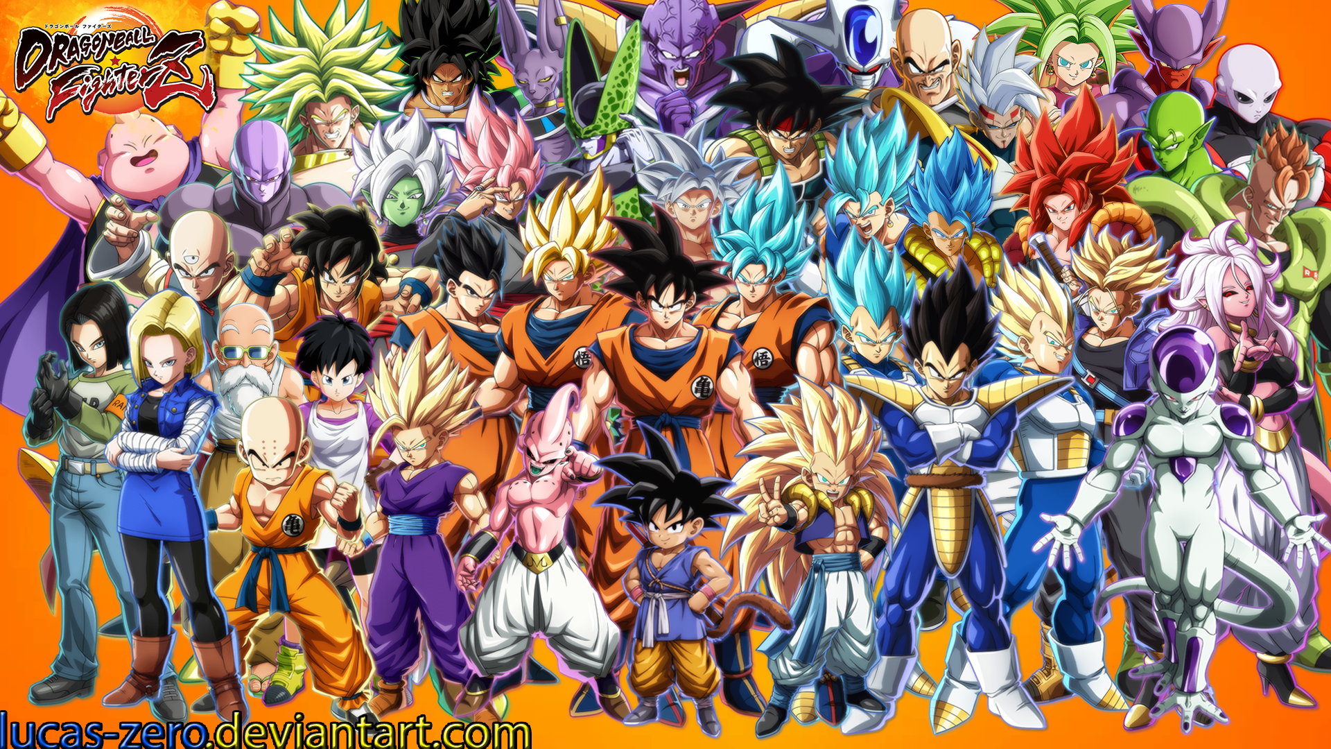 Dragon Ball Fighter Z Wallpaper By Lucas Zero On Deviantart